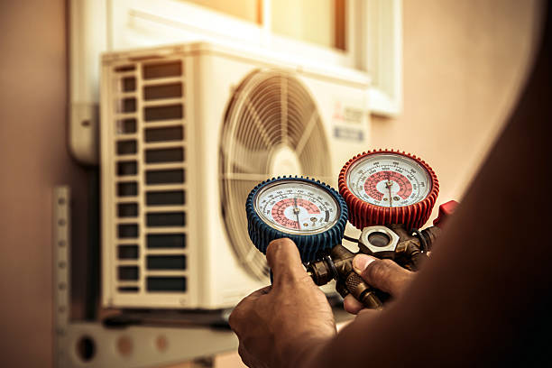 Professional Ductwork Repair technician working in Orange, OH